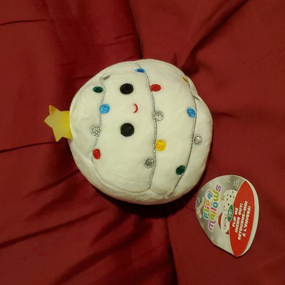 NWT Squishmallow Flip-A-Mallow Jingle the White Christmas Tree & Nick Santa 5" - Picture 3 of 4